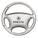 Acura MDX Steering Wheel Key Chain Fob - Silver - Official Licensed