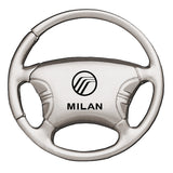 Mercury MLN Steering Wheel Key Chain Fob - Silver - Official Licensed