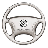 Mercury Mountaineer Steering Wheel Key Chain Fob - Silver - Official Licensed