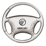Mercury Steering Wheel Key Chain Fob - Silver - Official Licensed