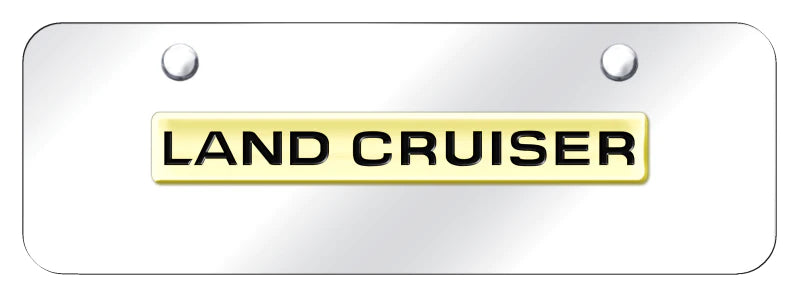 Toyota Land Cruiser Name Mini Plate - Official Licensed