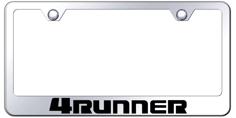 Toyota 4Runner Standard License Plate Frame - Laser Etched - Official Licensed