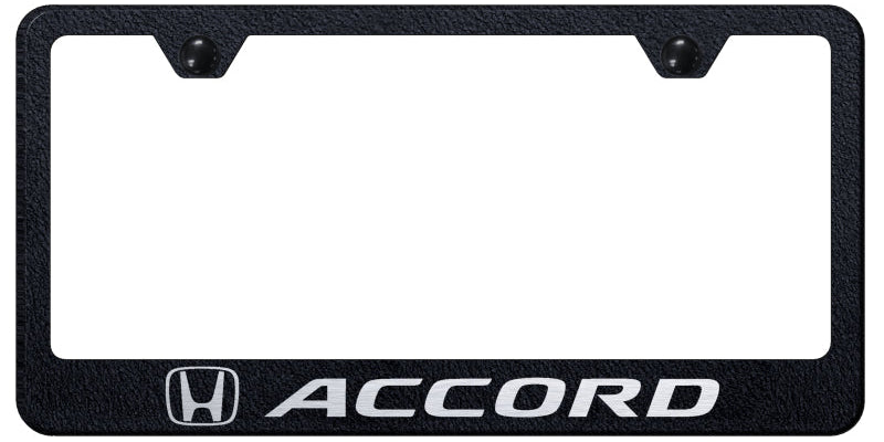 Honda Accord Standard License Plate Frame - Laser Etched - Official Licensed
