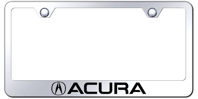 Acura Standard License Plate Frame - Laser Etched - Official Licensed