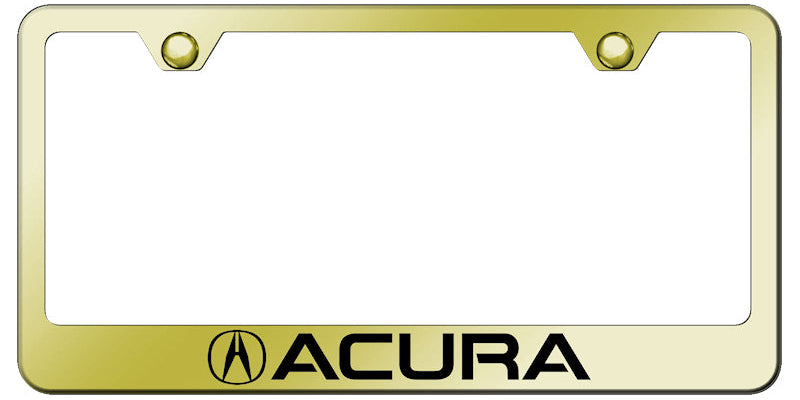 Acura Standard License Plate Frame - Laser Etched - Official Licensed