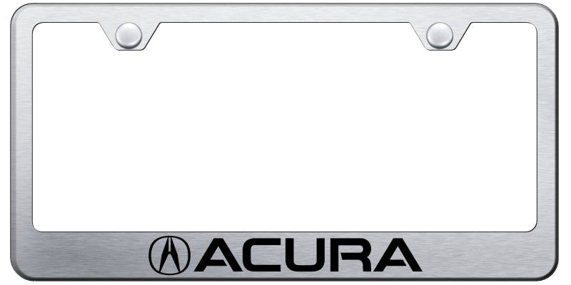 Acura Standard License Plate Frame - Laser Etched - Official Licensed