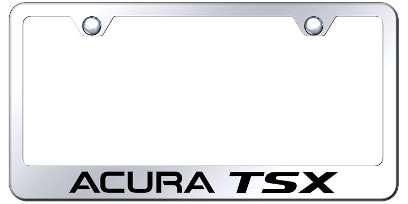 Acura TSX Standard License Plate Frame - Laser Etched - Official Licensed