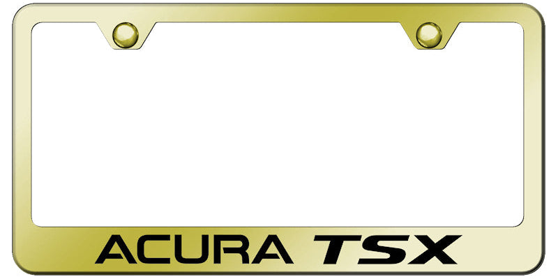 Acura TSX Standard License Plate Frame - Laser Etched - Official Licensed