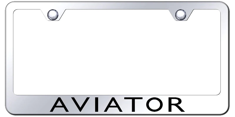 Lincoln Aviator Standard License Plate Frame - Laser Etched - Official Licensed