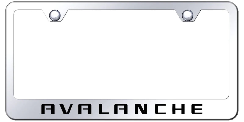 Chevrolet Avalanche Standard License Plate Frame - Official Licensed