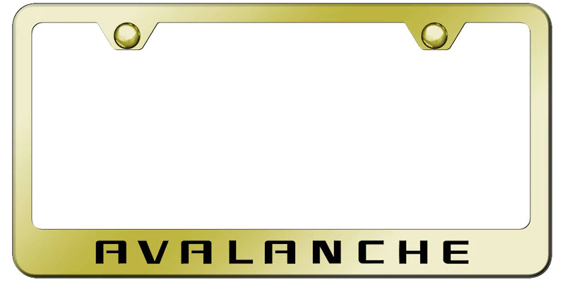 Chevrolet Avalanche Standard License Plate Frame - Official Licensed