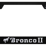 Ford Bronco II Standard License Plate Frame - Laser Etched - Official Licensed