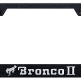 Ford Bronco II Standard License Plate Frame - Laser Etched - Official Licensed