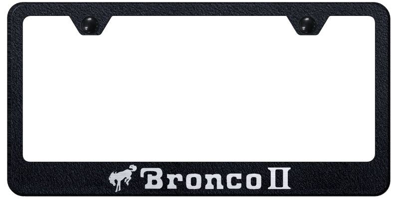 Ford Bronco II Standard License Plate Frame - Laser Etched - Official Licensed