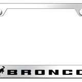 Ford Bronco 2020 Standard License Plate Frame - Laser Etched - Official Licensed