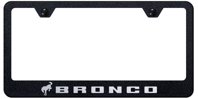 Ford Bronco 2020 Standard License Plate Frame - Laser Etched - Official Licensed