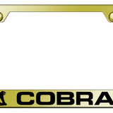 Ford Mustang Cobra Standard License Plate Frame - Laser Etched - Official Licensed