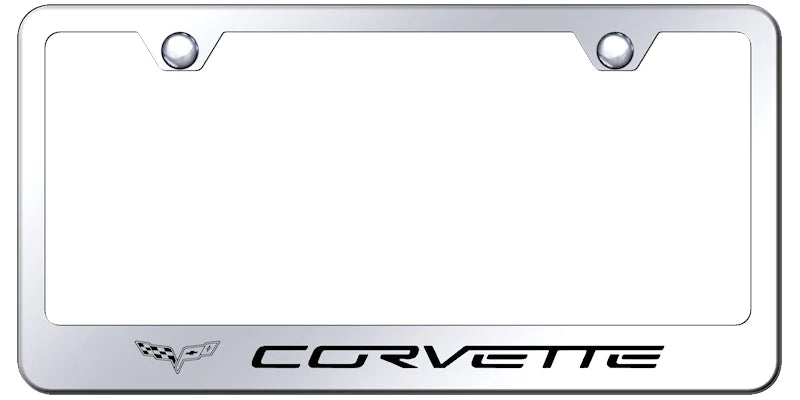 Chevrolet Corvette C6 Standard License Plate Frame - Official Licensed