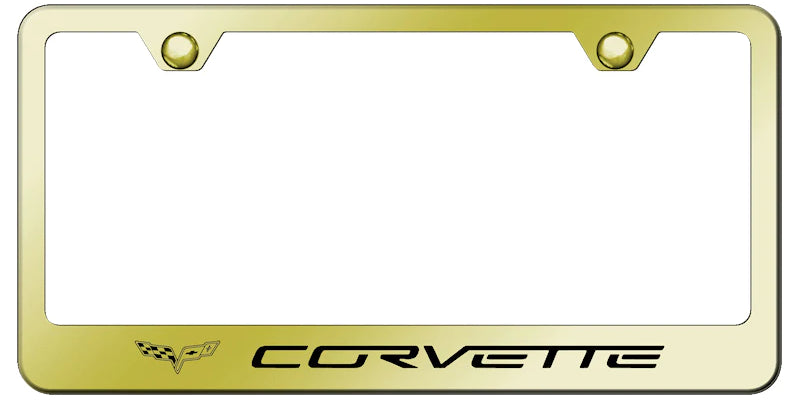 Chevrolet Corvette C6 Standard License Plate Frame - Official Licensed