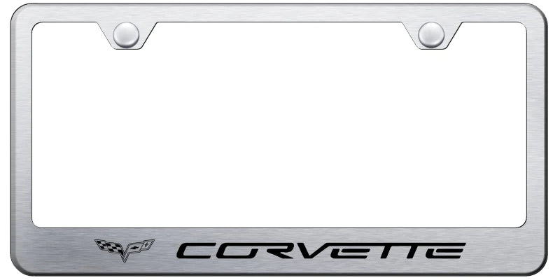 Chevrolet Corvette C6 Standard License Plate Frame - Official Licensed