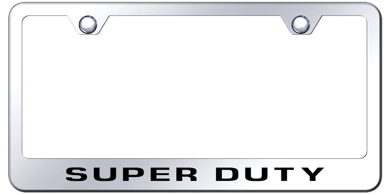 Ford Super Duty Standard License Plate Frame - Laser Etched - Official Licensed