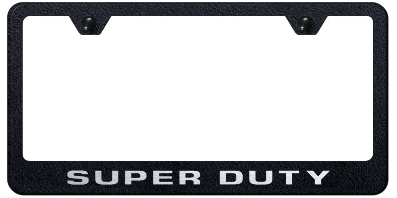 Ford Super Duty Standard License Plate Frame - Laser Etched - Official Licensed