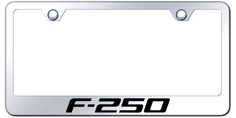 Ford F-250 Standard License Plate Frame - Laser Etched - Official Licensed