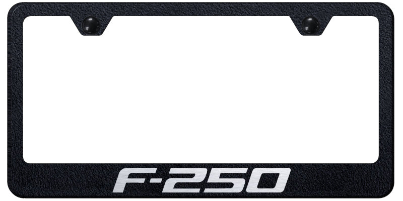 Ford F-250 Standard License Plate Frame - Laser Etched - Official Licensed
