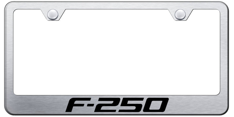 Ford F-250 Standard License Plate Frame - Laser Etched - Official Licensed