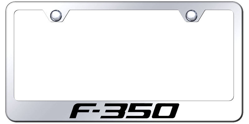 Ford F-350 Standard License Plate Frame - Laser Etched - Official Licensed