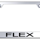 Ford Flex Standard License Plate Frame - Laser Etched - Official Licensed