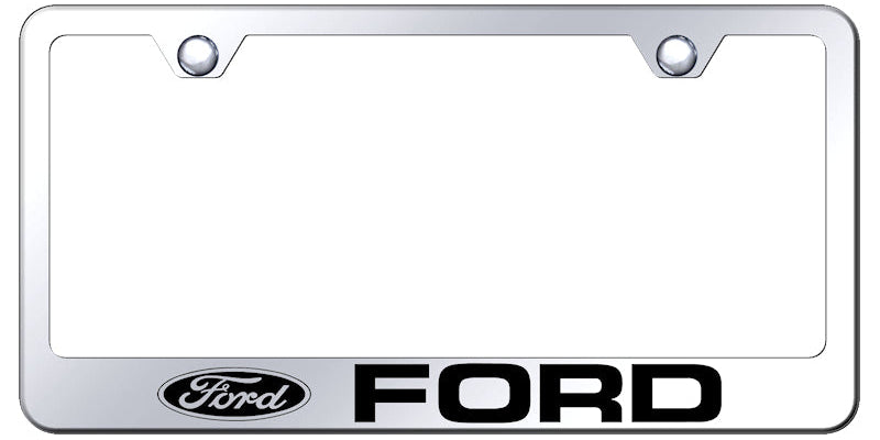Ford Standard License Plate Frame - Laser Etched - Official Licensed