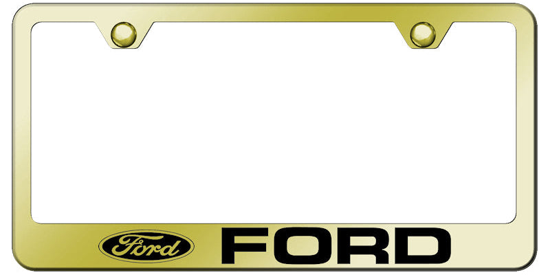 Ford Standard License Plate Frame - Laser Etched - Official Licensed
