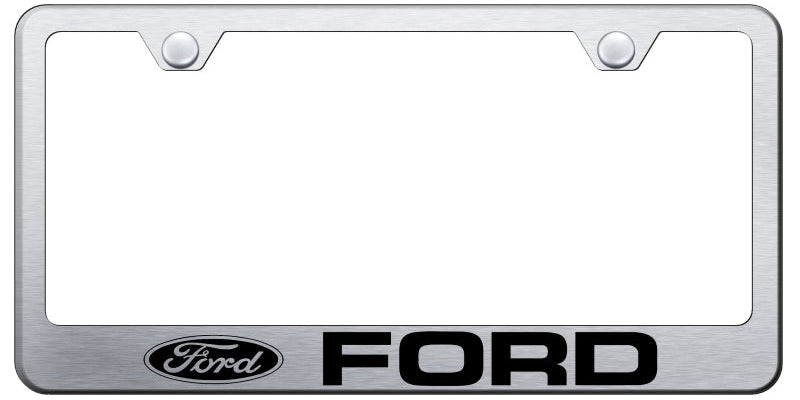 Ford Standard License Plate Frame - Laser Etched - Official Licensed