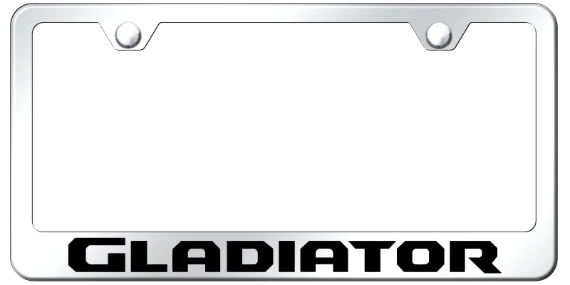 Jeep Gladiator Standard License Plate Frame - Laser Etched - Official Licensed