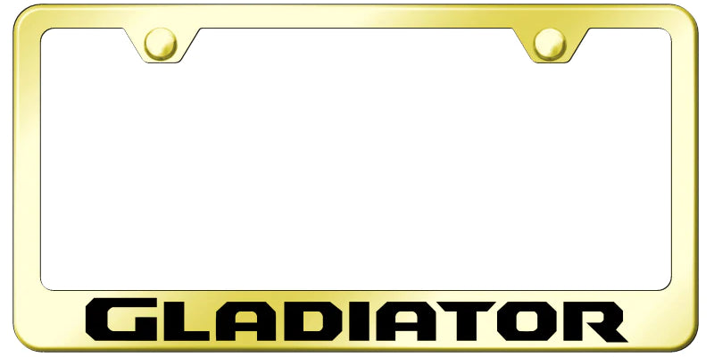 Jeep Gladiator Standard License Plate Frame - Laser Etched - Official Licensed