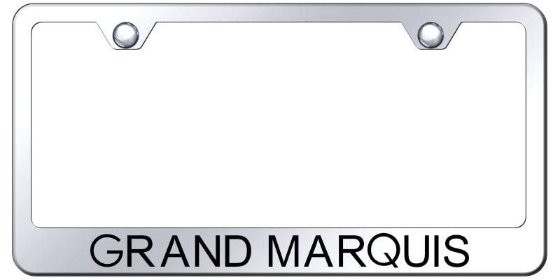 Mercury Grand Marquis Standard License Plate Frame - Laser Etched - Official Licensed
