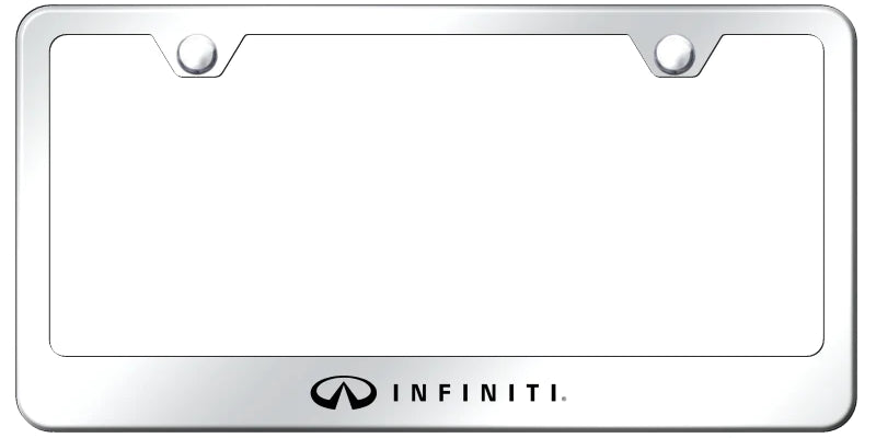 Infiniti Standard License Plate Frame - Laser Etched - Official Licensed