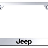 Jeep Standard License Plate Frame - Laser Etched - Official Licensed