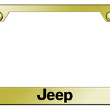 Jeep Standard License Plate Frame - Laser Etched - Official Licensed