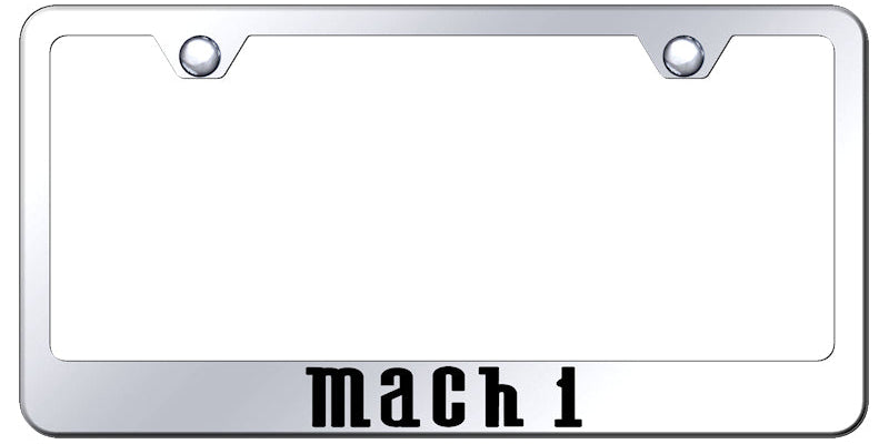 Ford Mach 1 Standard License Plate Frame - Laser Etched - Official Licensed