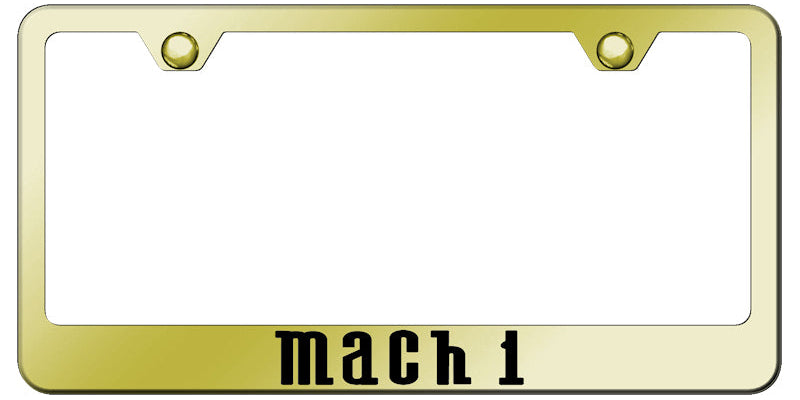 Ford Mach 1 Standard License Plate Frame - Laser Etched - Official Licensed
