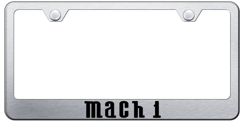 Ford Mach 1 Standard License Plate Frame - Laser Etched - Official Licensed