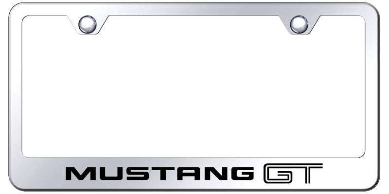 Ford Mustang GT Standard License Plate Frame - Laser Etched - Official Licensed