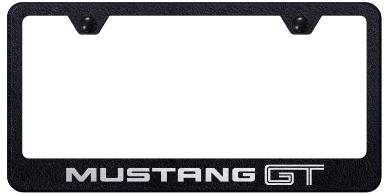 Ford Mustang GT Standard License Plate Frame - Laser Etched - Official Licensed