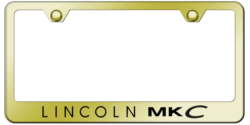 Lincoln MKC Standard License Plate Frame - Laser Etched - Official Licensed
