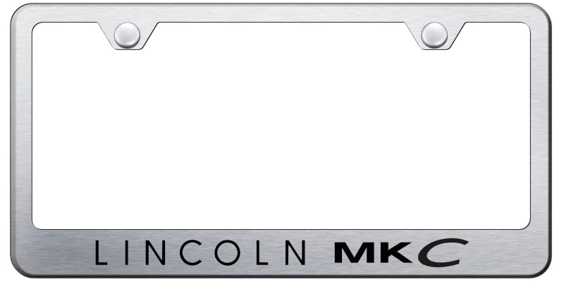 Lincoln MKC Standard License Plate Frame - Laser Etched - Official Licensed