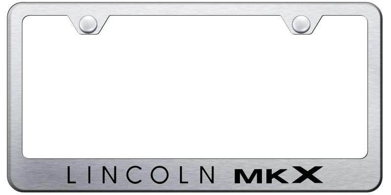 Lincoln MKX Standard License Plate Frame - Laser Etched - Official Licensed