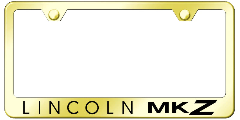 Lincoln MKZ Standard License Plate Frame - Laser Etched - Official Licensed