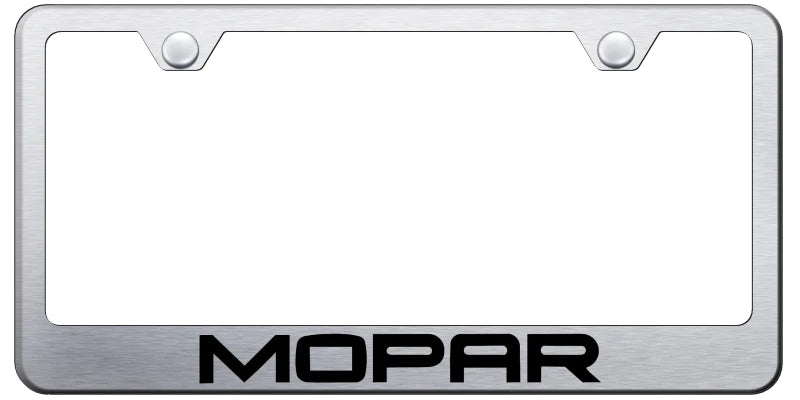 Mopar Standard License Plate Frame - Official Licensed